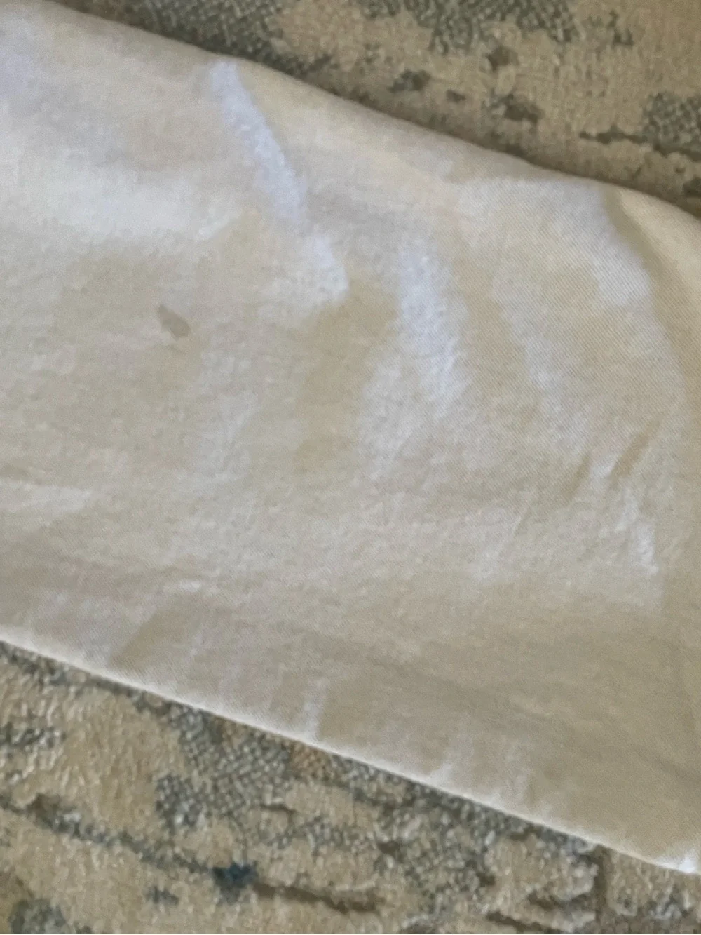 Banana Republic Straight Leg Cream/Light Grey Pants